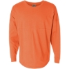 Custom Unisex Game Day Jersey Long Sleeve T-Shirt Coral