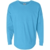 Custom Unisex Game Day Jersey Long Sleeve T-Shirt Maui Blue