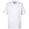 Custom Mens Cool & Dry Sport Polo White
