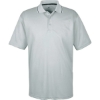 Custom Mens Cool & Dry Sport Two-Tone Polo Grey/ Black