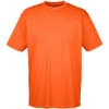 Custom Mens Cool & Dry Sport Performance Interlock T-Shirt Bright Orange