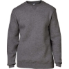 Custom Unisex Premium Fleece Crewneck Sweatshirt Charcoal Heather