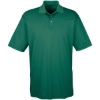 Custom Mens Cool & Dry Sport Performance Interlock Polo Forest Green