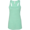 Custom Womens Triblend Racerback Tank Mint Triblend