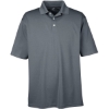 Custom Mens Cool & Dry Stain-Release Performance Polo Charcoal