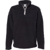 Custom Women’s Epic Sherpa Quarter-Zip Pullover Black
