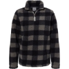 Custom Women’s Epic Sherpa Quarter-Zip Pullover Black/ Charcoal Buffalo
