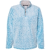Custom Women’s Epic Sherpa Quarter-Zip Pullover Sapphire Heather