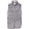 Custom Women’s Epic Sherpa Full-Zip Vest Black Heather