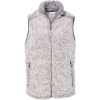 Custom Women’s Epic Sherpa Full-Zip Vest Oatmeal Heather