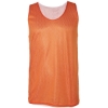 Custom Mens Pro Mesh Reversible Tank Top Burnt Orange White