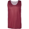 Custom Mens Pro Mesh Reversible Tank Top Cardinal/ White