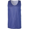 Custom Mens Pro Mesh Reversible Tank Top Royal/ White