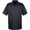 Custom Mens Cool & Dry 8-Star Elite Performance Interlock Polo Black