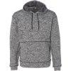 Custom Mens Cosmic Fleece Hooded Sweatshirt Charcoal Fleck