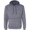 Custom Mens Cosmic Fleece Hooded Sweatshirt Navy Fleck