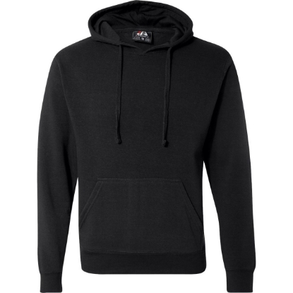 Custom Mens Cloud Fleece Hooded Sweatshirt Black