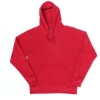 Custom Mens Cloud Fleece Hooded Sweatshirt Red