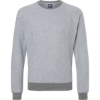 Custom Unisex Flip Side Fleece Crewneck Sweatshirt Grey Heather