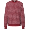 Custom Unisex Aspen Fleece Crewneck Sweatshirt Burgundy Speck