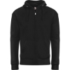 Custom Unisex BTB Fleece Hooded Full-Zip Sweatshirt Black