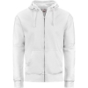 Custom Unisex BTB Fleece Hooded Full-Zip Sweatshirt White