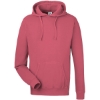 Custom Unisex Pigment-Dyed Fleece Hooded Sweatshirt Garnet