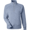 Custom Womens Electric Fleece Quarter-Zip Sweatshirt Electric Midnight