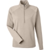 Custom Womens Apex Fleece Quarter-Zip Pullover Mojave
