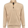 Custom Unisex Element Fleece Quarter-Zip Sweatshirt Almond