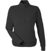 Custom Womens Element Fleece Quarter-Zip Sweatshirt Black