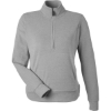 Custom Womens Element Fleece Quarter-Zip Sweatshirt Grey