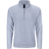 Custom Unisex Maverick Quarter-Zip Pullover Ice Grey