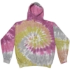 Custom Youth Tie-Dyed Hooded Sweatshirt Desert Rose