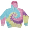Custom Youth Tie-Dyed Hooded Sweatshirt Jellybean