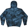 Custom Unisex Crystal Wash Hooded Sweatshirt Crystal Navy