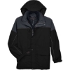 Custom Mens 3-in-1 Two-Tone Parka Black