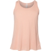 Custom Youth Flowy Racerback Tank Peach