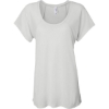 Custom Women’s Flowy Raglan Tee White