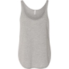 Custom Womens Flowy Tank with Side Slit Athletic Heather