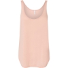 Custom Womens Flowy Tank with Side Slit Peach