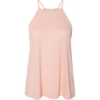 Custom Womens Flowy High-Neck Tank Peach