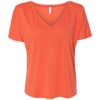 Custom Women’s Slouchy V-Neck Tee Coral