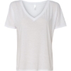 Custom Women’s Slouchy V-Neck Tee White