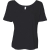 Custom Women’s Slouchy Tee Black