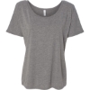 Custom Women’s Slouchy Tee Grey Triblend