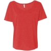 Custom Women’s Slouchy Tee Red Triblend