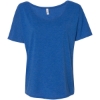 Custom Women’s Slouchy Tee True Royal Triblend