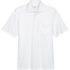 Custom Mens Origin Performance Piqué Polo with Pocket White