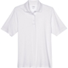 Custom Mens Tall Origin Performance Piqué Polo White